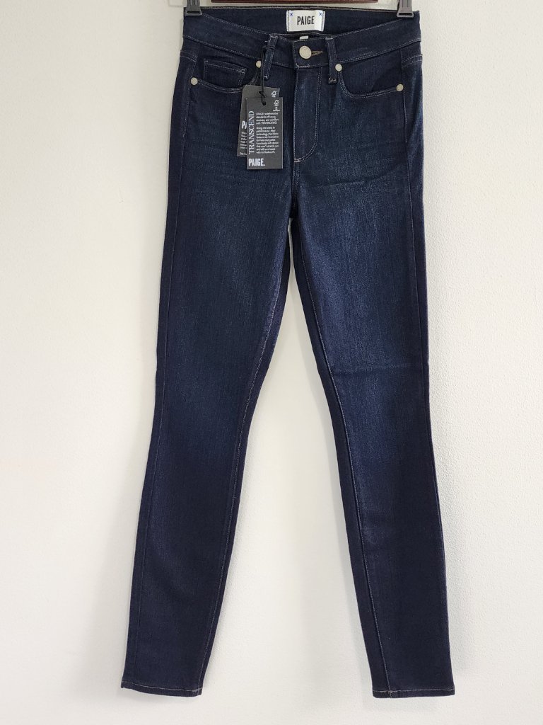 Paige Hoxton Ultra Skinny Jeans 24 Dark Wash Nwt